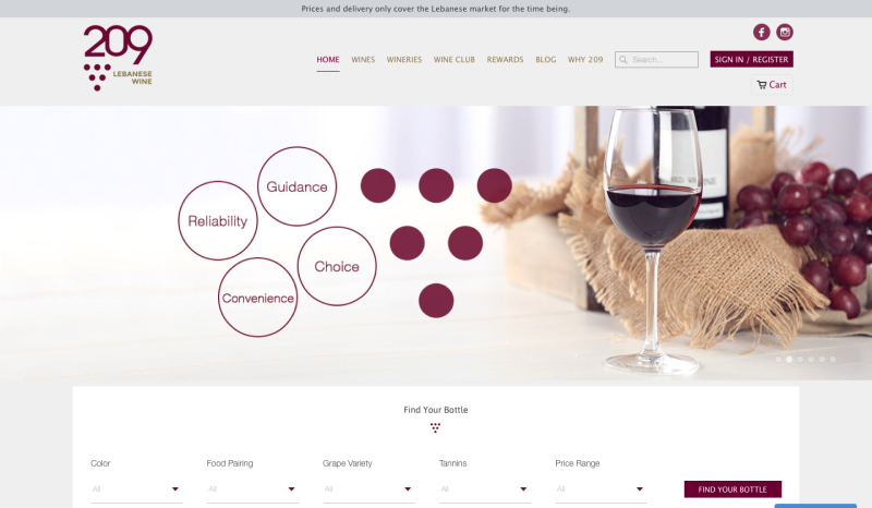 209 Revolutionizes the Lebanese Wine Retail Industry